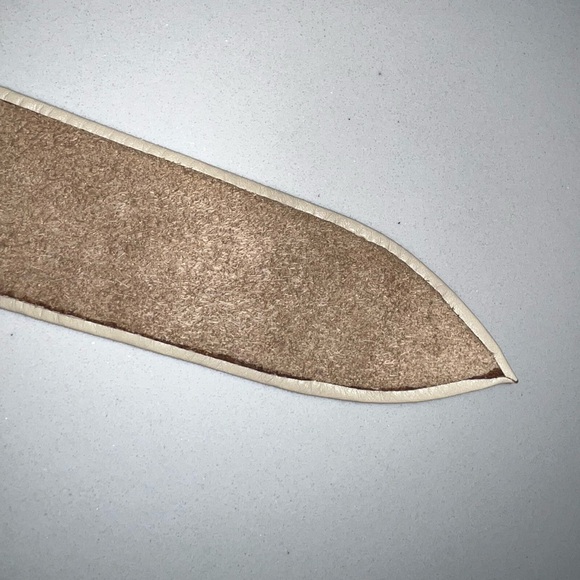 Christian Dior Vintage Leather Belt with Round Buckle Waist Belt Size Small - Picture 13 of 14